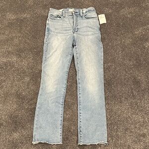 NWT Good American Straight Leg Denim Light Wash Women’s Straight-Leg Jeans